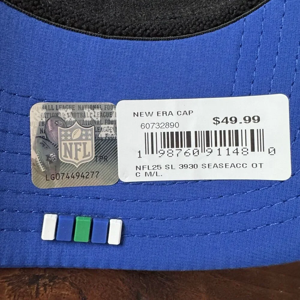 Seattle Seahawks New Era Retro Sideline Performance 39THIRTY Fitted Hat